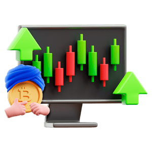 Bitcon Chart zeigt nach oben